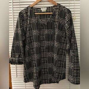 Black and Tan women’s blouse